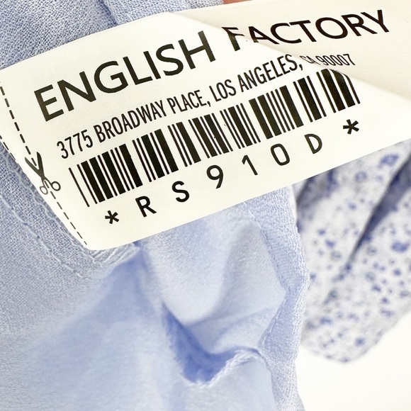 NWT Hyacinth House Tuckernuck Leonie Lilac Purple Floral Ric Rac Mini Dress - Picture 9 of 10